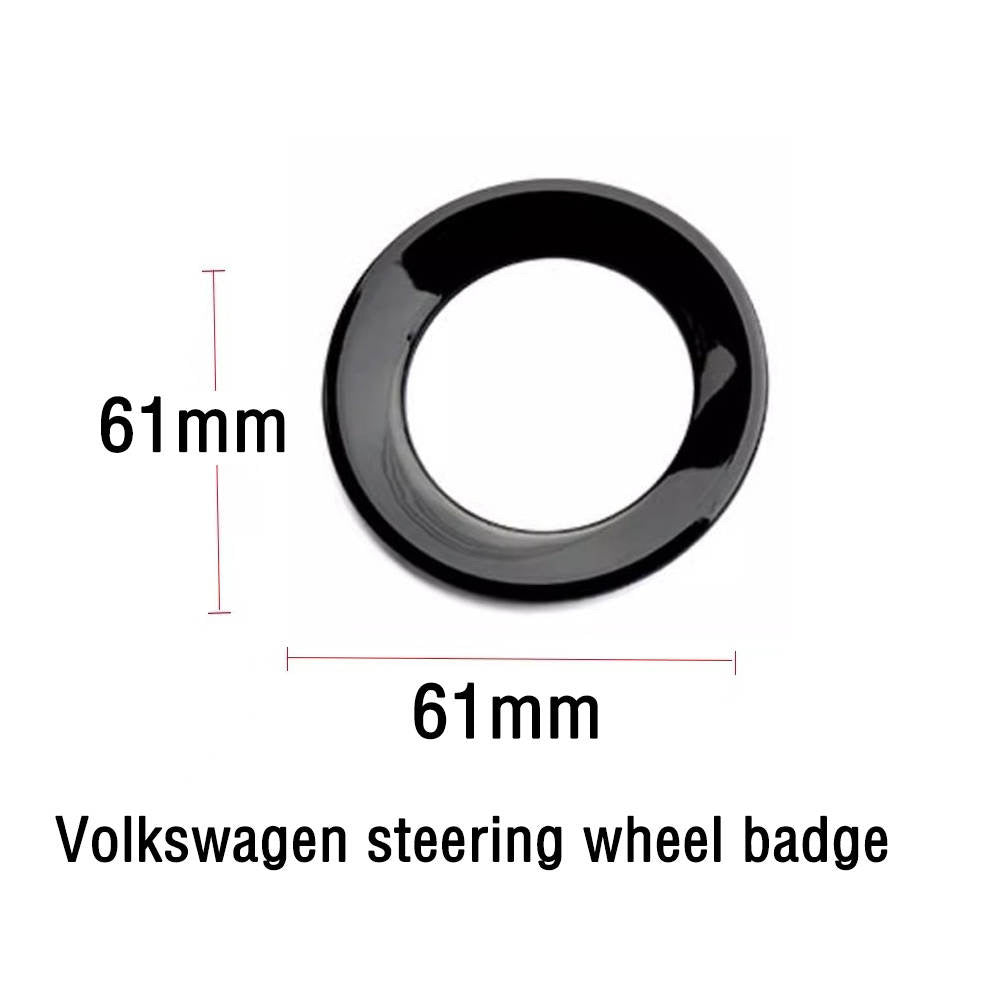 Sort ring til rattet