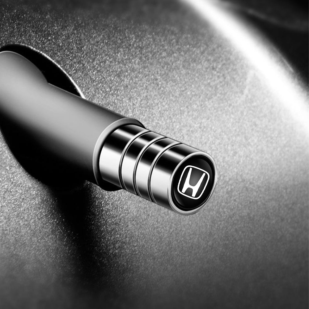 4 stk sølv Honda ventilhætter