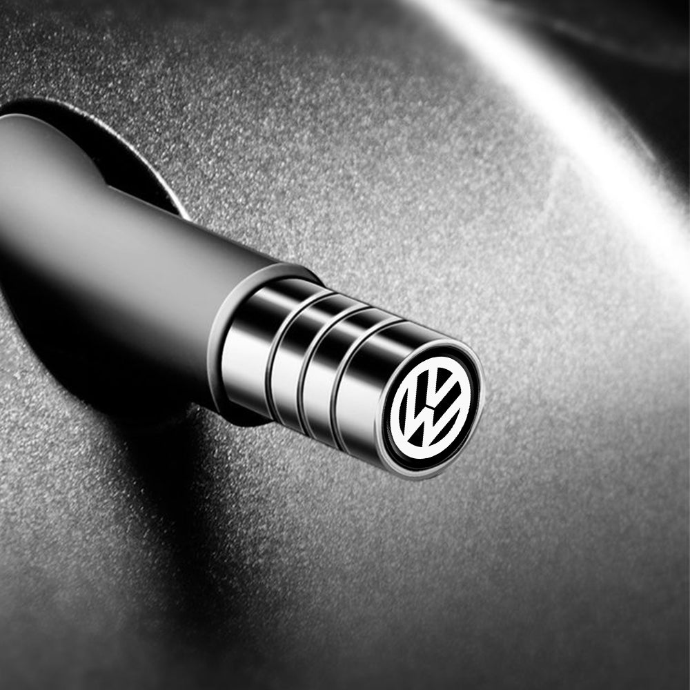 4 stk sølv VW ventilhætter