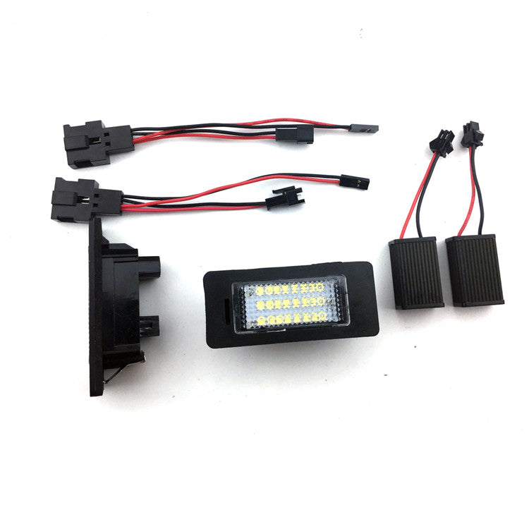 Audi led nummepladelygte canbus