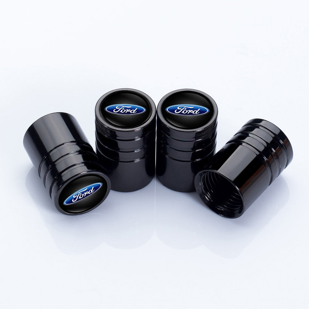 4 stk sorte Ford ventilhætter