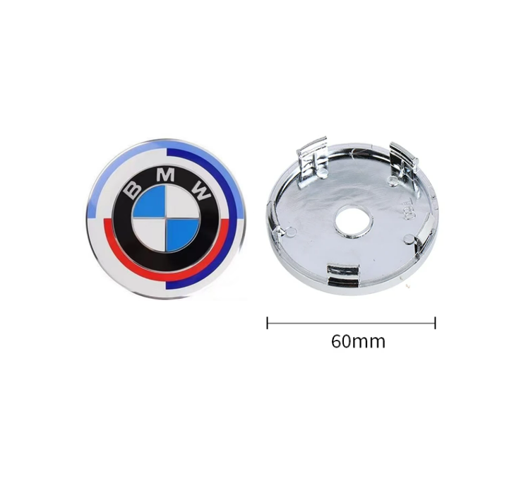 50 års jubilæum BMW centerkapsler - 4 stk