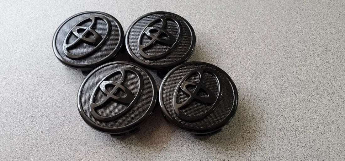 Toyota blank sorte centerkapsler 4 stk