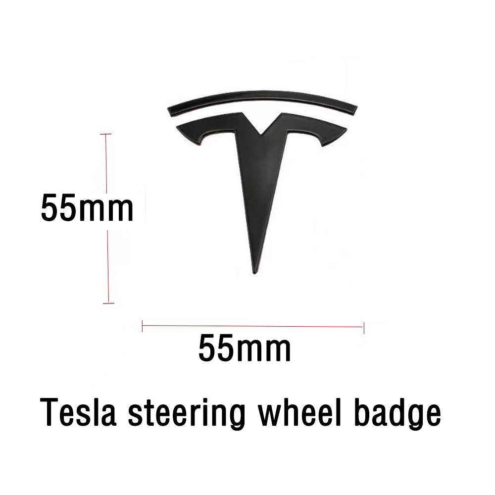 Tesla sort rat logo