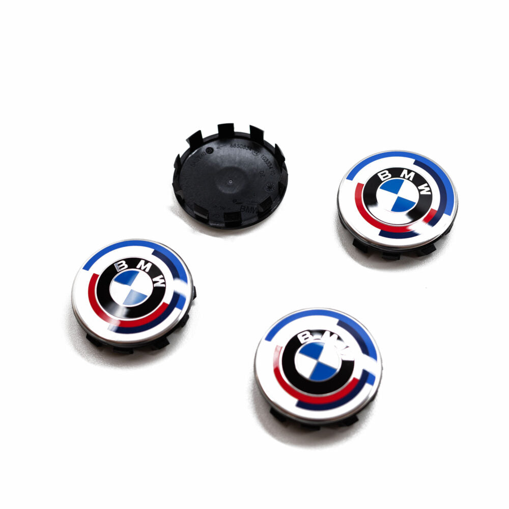 50 års jubilæum BMW centerkapsler - 4 stk