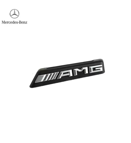 AMG sort-sølv front emblem