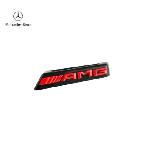 AMG sort-rød front emblem