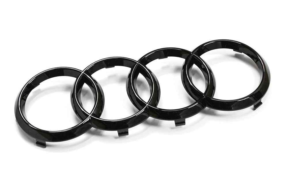 Audi sort emblem foran 282 x 99mm
