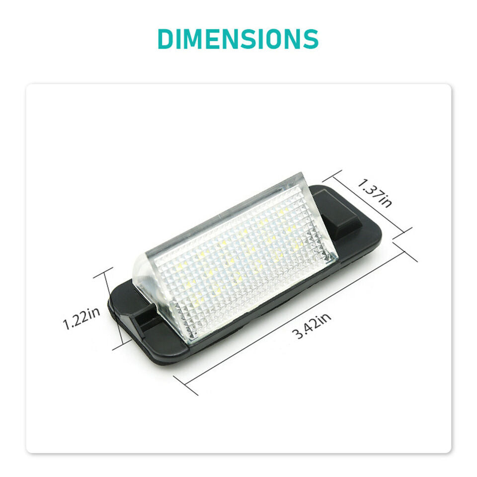 BMW E36 led nummerpladelygte