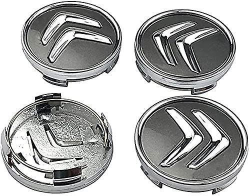 Citroen grå centerkapsler 4 stk