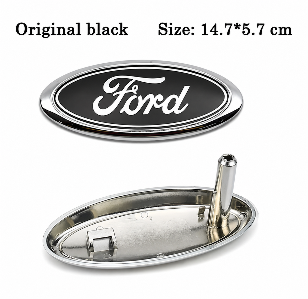 Ford Original Sort Emblem – 5 størrelser
