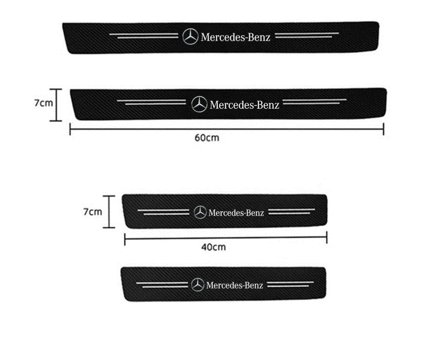 Mercedes indstigningslister - 4 stk