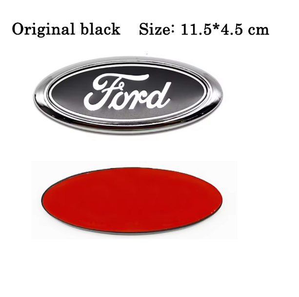 Ford Emblem Original Sort – Flere størrelser
