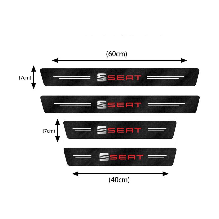 Seat indstigningslister - 4 stk