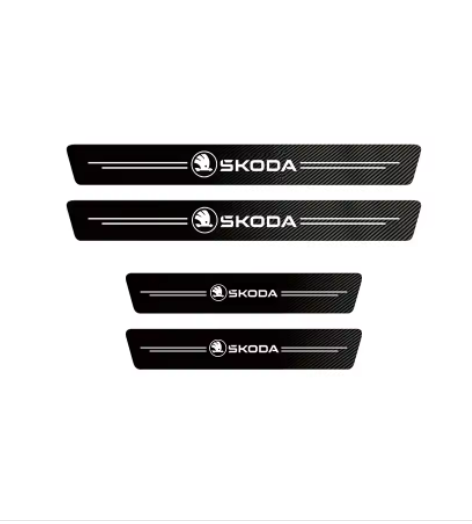 Skoda indstigningslister - 4 stk