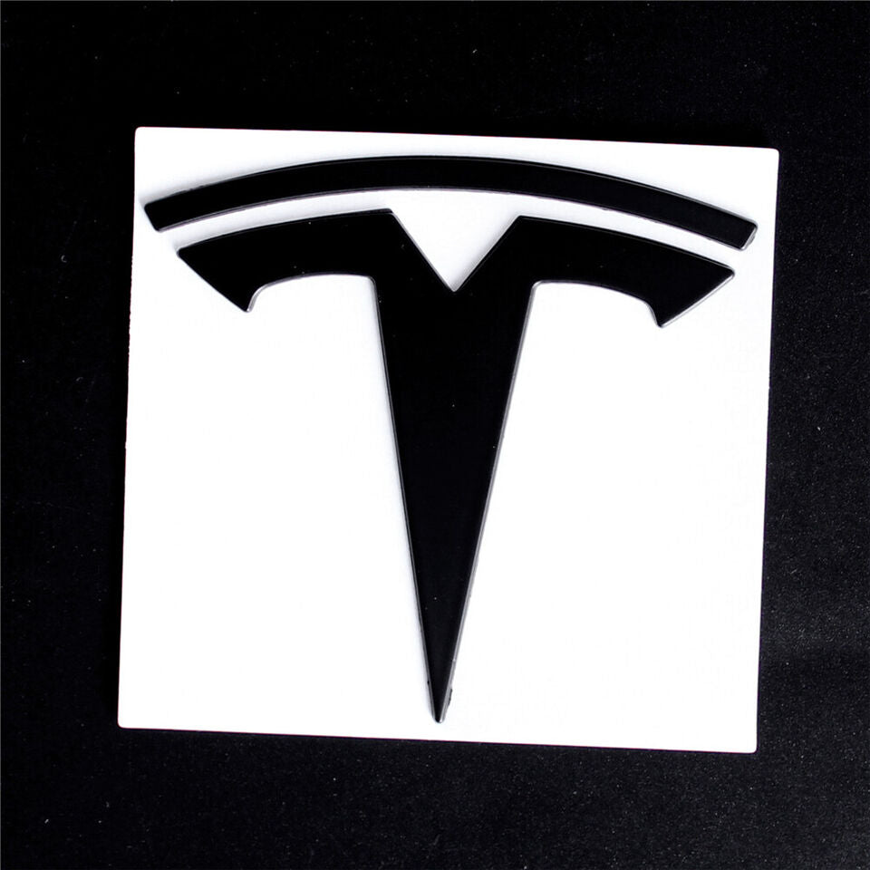 Tesla 3 emblem sort sæt
