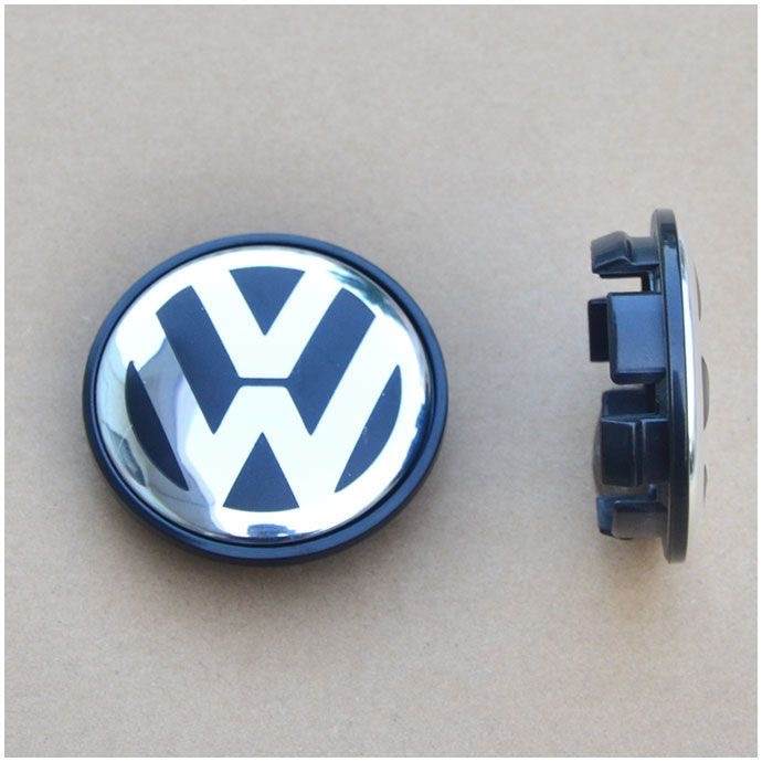 VW sort centerkapsler 4 stk