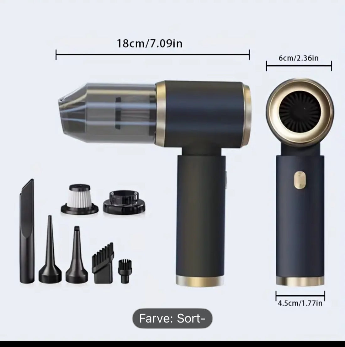 Håndholdt bilstøvsuger