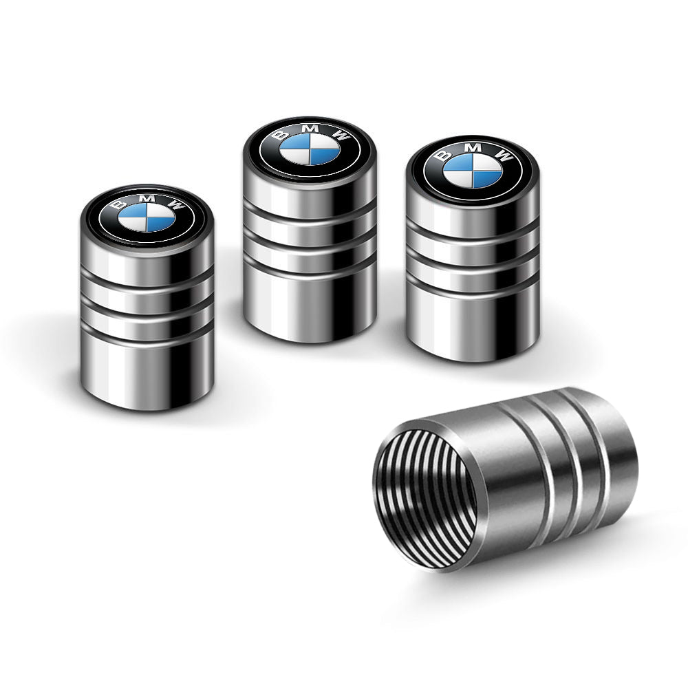 4 stk sølv BMW ventilhætter