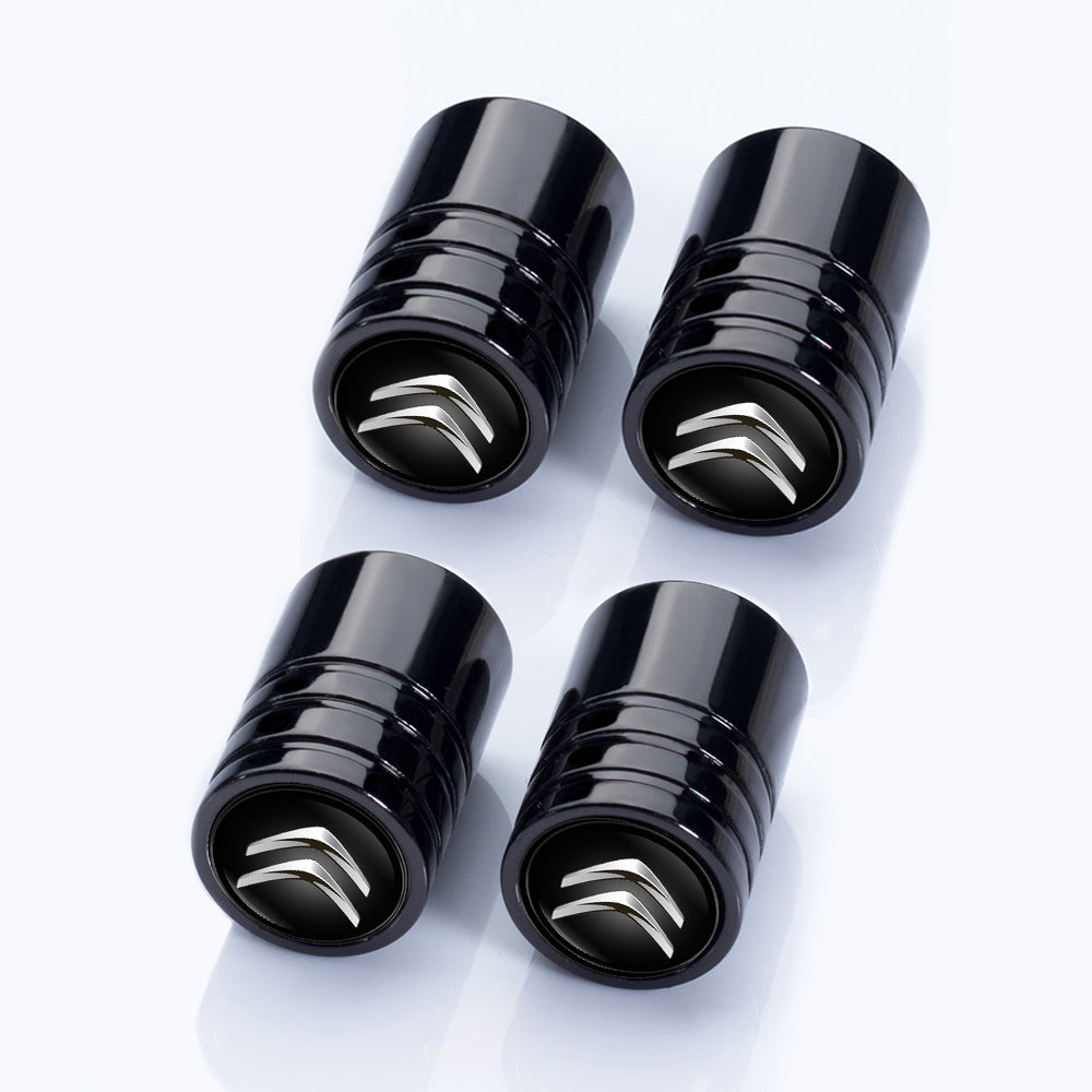 4 stk sorte Citroen ventilhætter