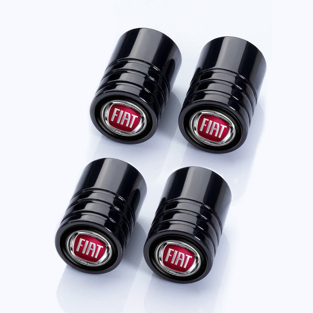 4 stk sorte Fiat ventilhætter