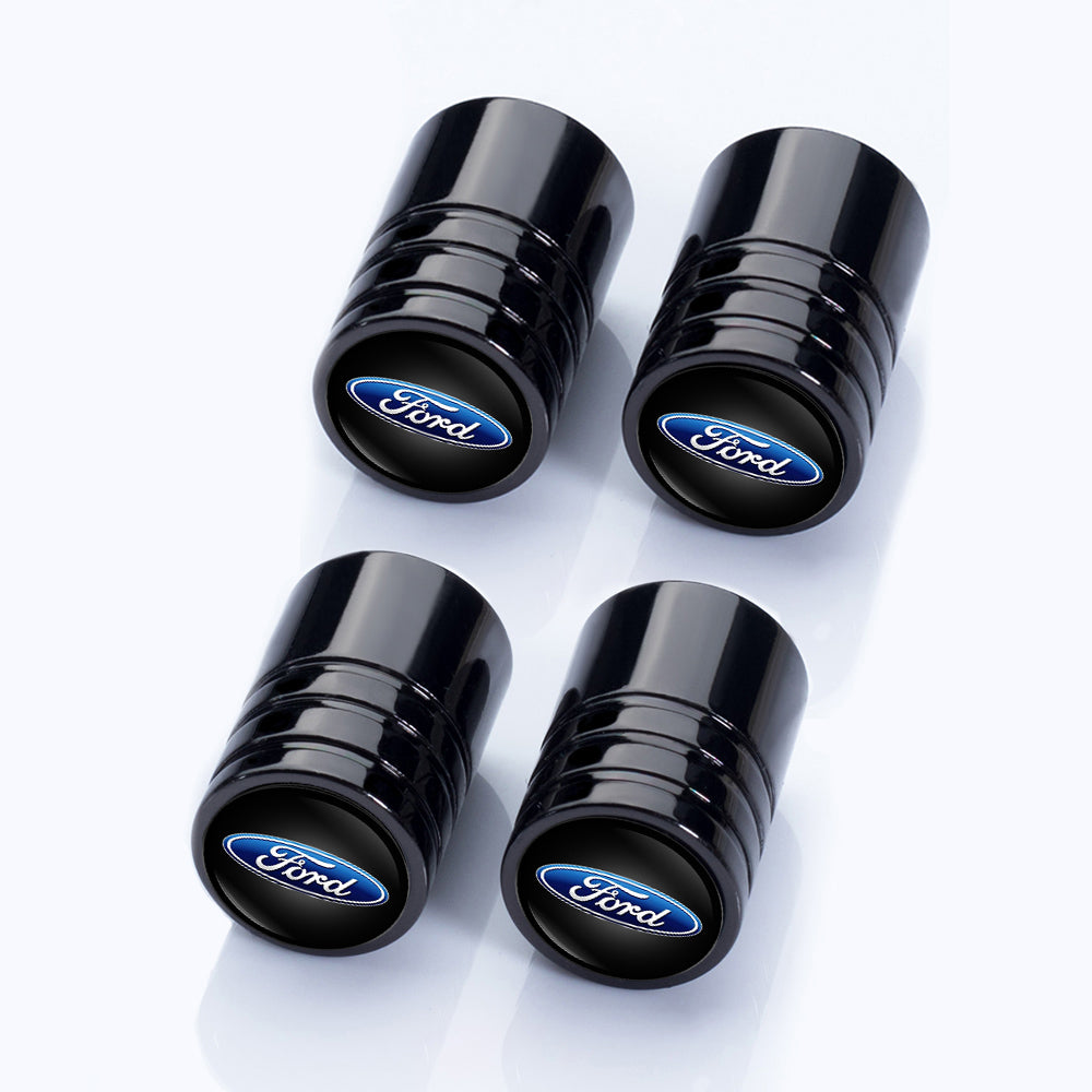 4 stk sorte Ford ventilhætter