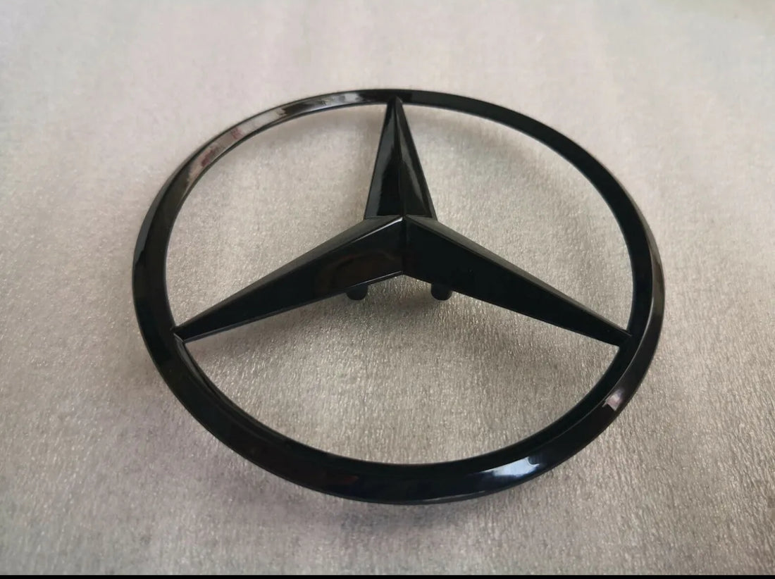 Mercedes sort bag emblem 7.9 cm