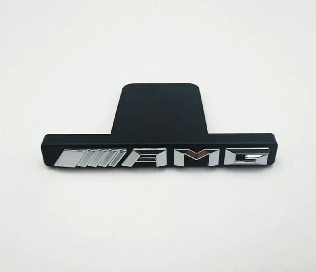 Chrome Mercedes AMG Grill Emblem
