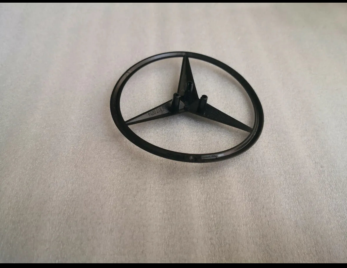 Mercedes sort bag emblem 7.9 cm