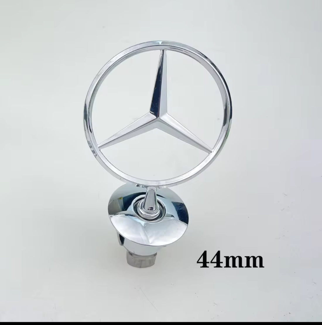 Mercedes sølv stjerne emblem uden logo