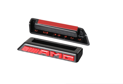 AMG sort-rød front emblem