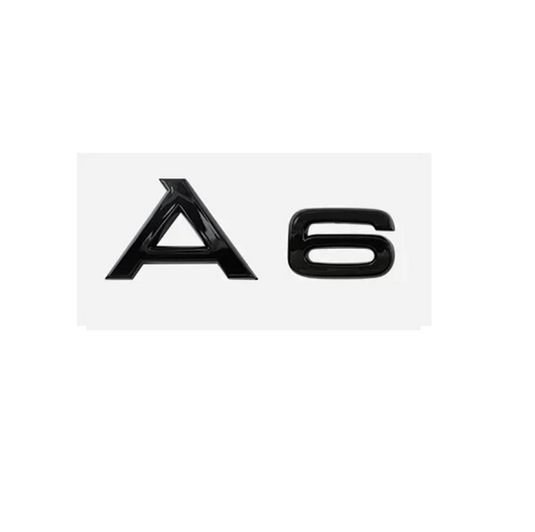 A6 sort emblem – Bilprodukter.dk