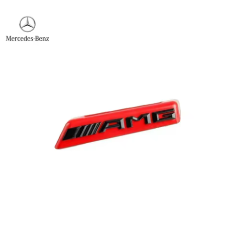 AMG rød-sort front emblem