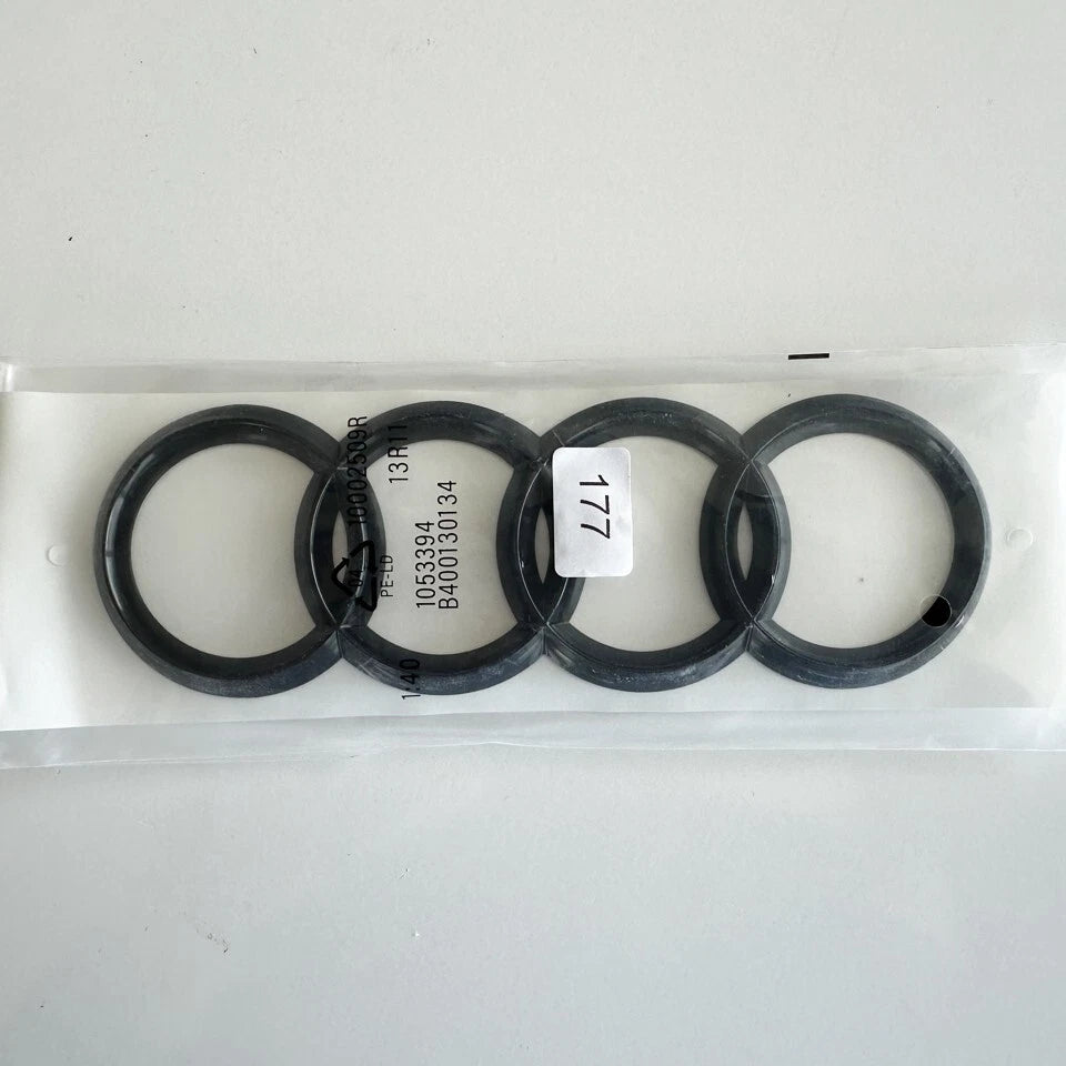Audi sort bag emblem 177 x 58 mm
