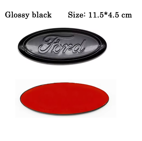 Ford Emblem Blank Sort – Flere størrelser