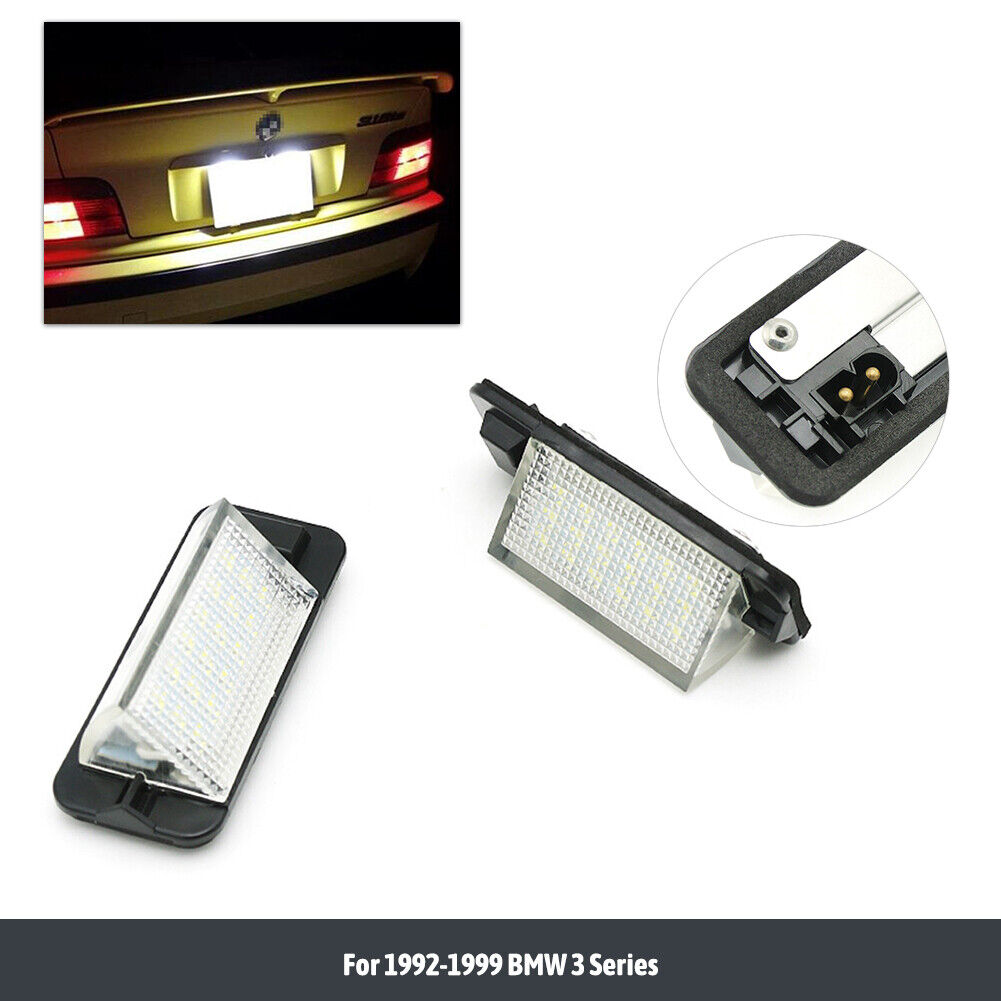 BMW E36 led nummerpladelygte