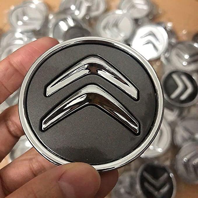 Citroen grå centerkapsler 4 stk