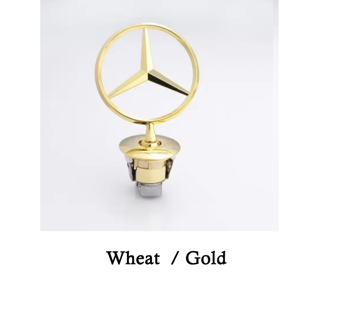 Mercedes guld stjerne emblem uden logo