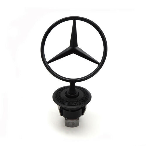 Mercedes mat sort stjerne emblem