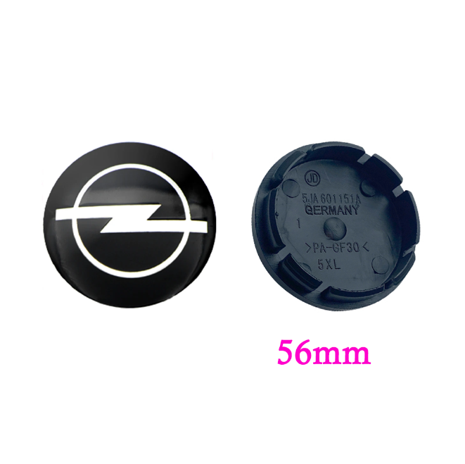 Opel sort centerkapsler 4 stk