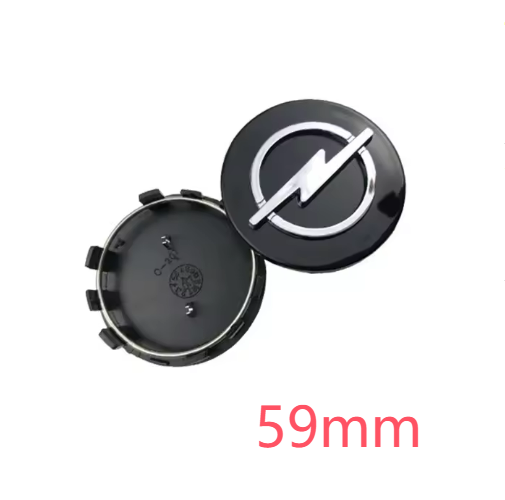 Opel sort centerkapsler 4 stk