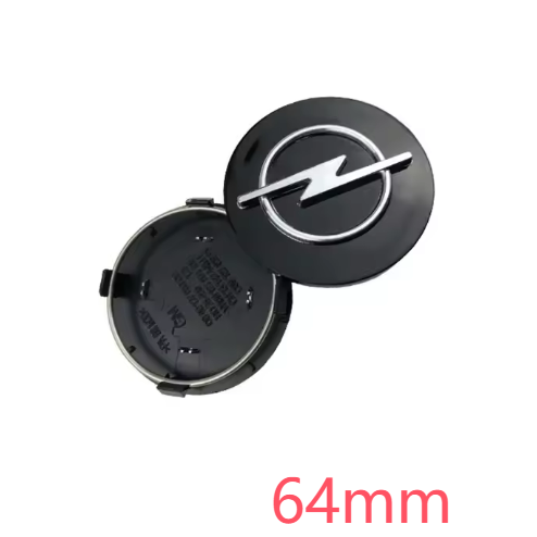 Opel sort centerkapsler 4 stk