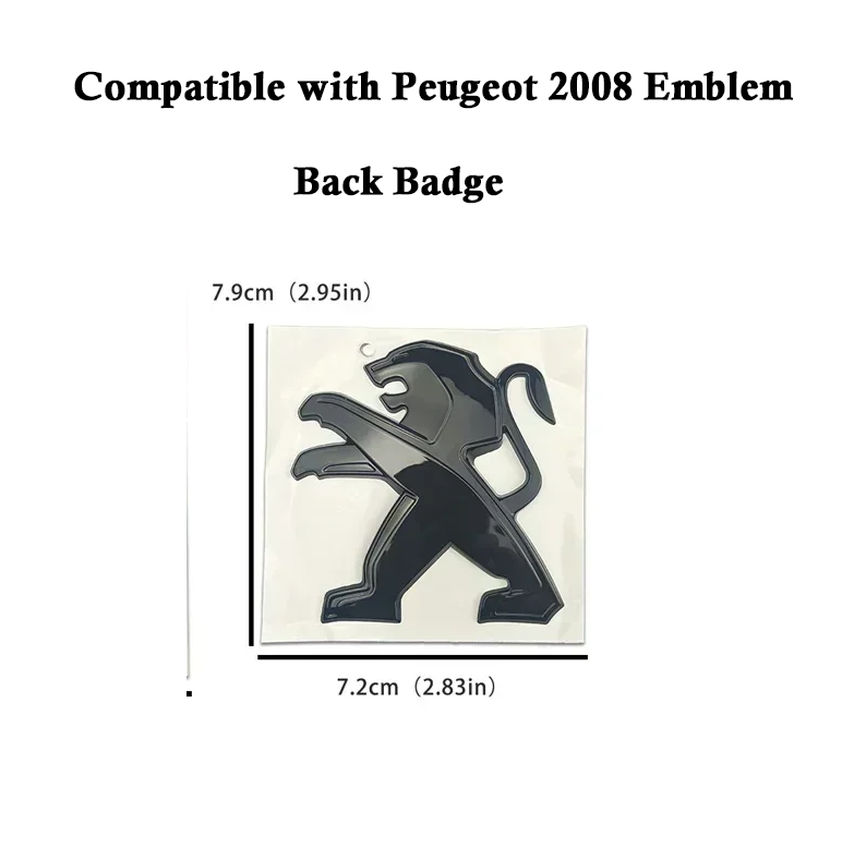 Peugeot 2008 sort bag logo