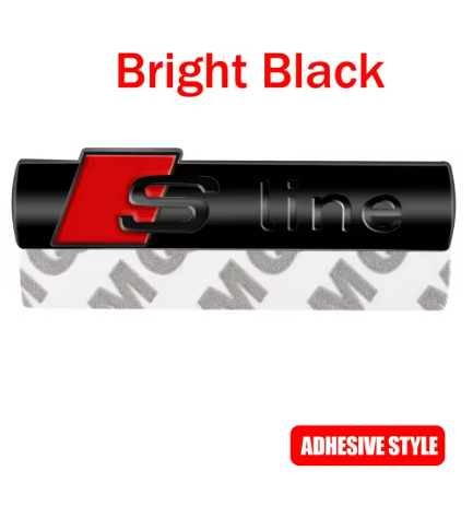 Audi S-line Logo Emblem – Blank Sort