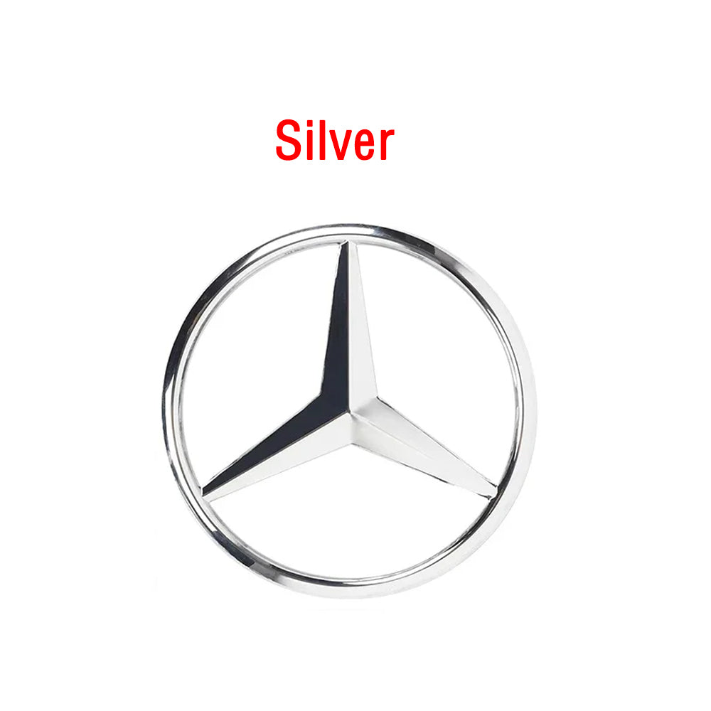 Mercedes sølv bag emblem W204