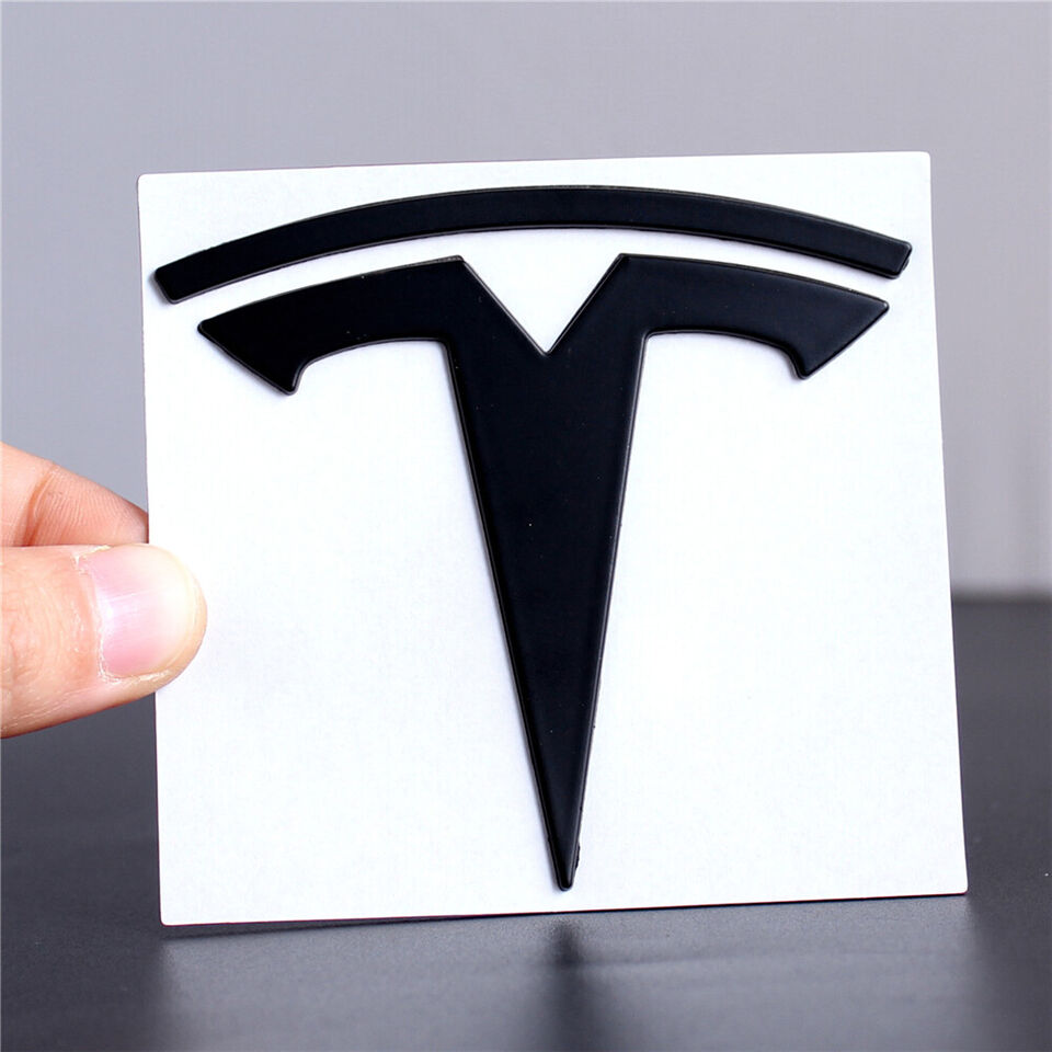 Tesla logo sort sæt