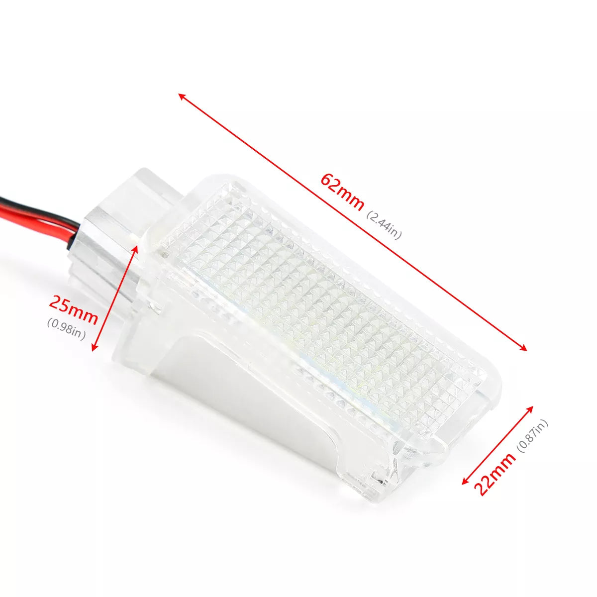 LED Interiørlys - Audi / Seat / Skoda / VW / Porsche - Sæt 2 stk